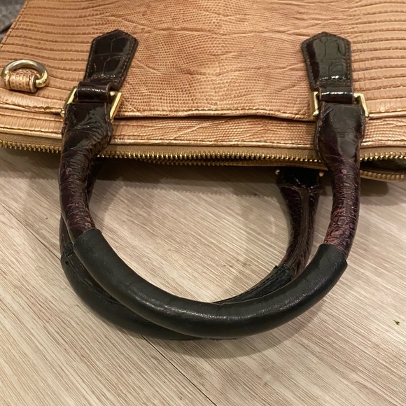 Brahmin Croc Embossed Satchel - Picture 14 of 16